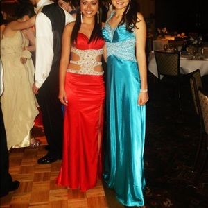 Aqua/Turquoise Prom Dress